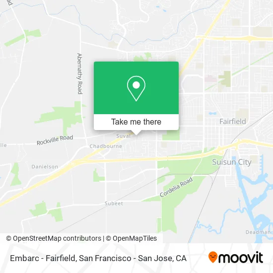 Embarc - Fairfield map