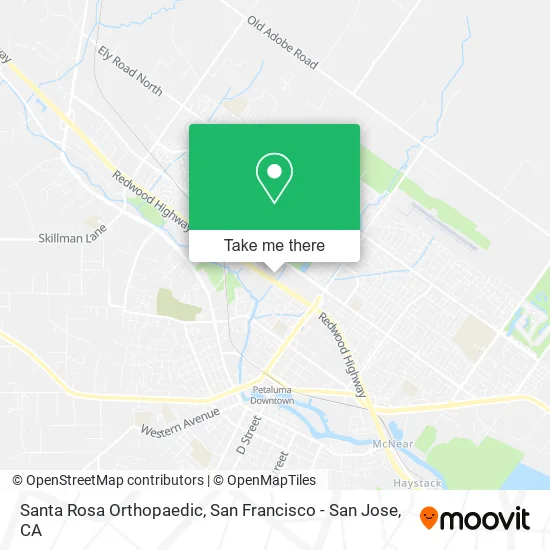 Mapa de Santa Rosa Orthopaedic
