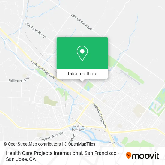 Health Care Projects International map