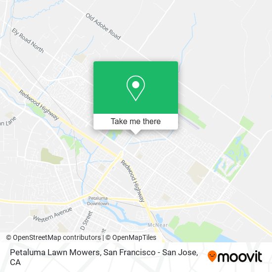 Mapa de Petaluma Lawn Mowers