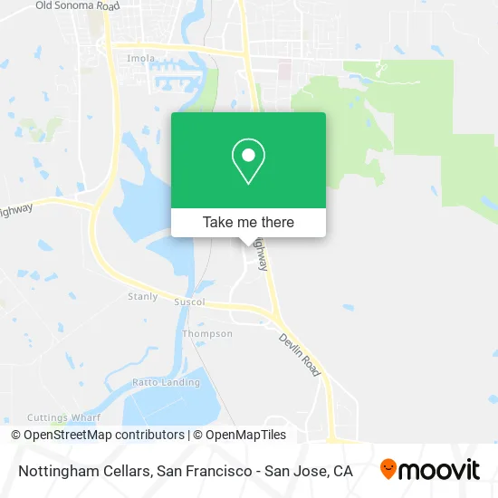 Nottingham Cellars map