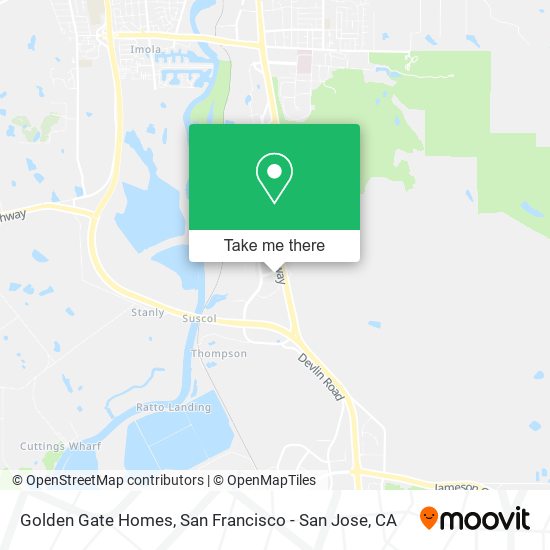 Golden Gate Homes map