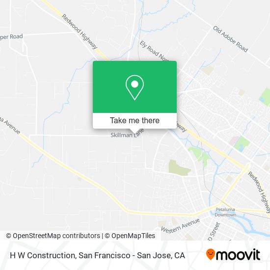 H W Construction map