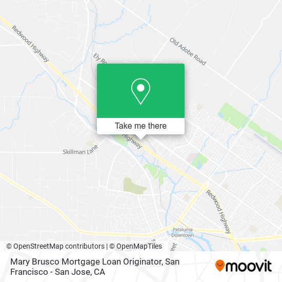 Mary Brusco Mortgage Loan Originator map