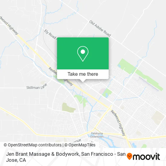 Mapa de Jen Brant Massage & Bodywork