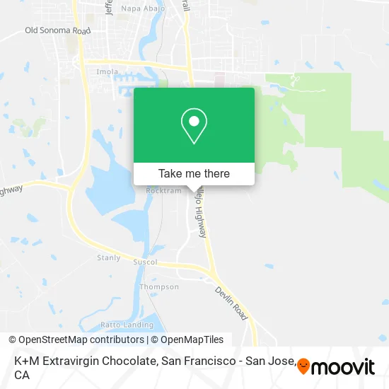 K+M Extravirgin Chocolate map