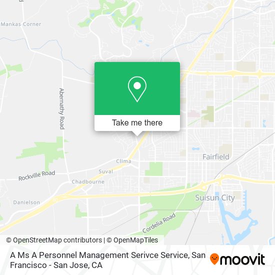 A Ms A Personnel Management Serivce Service map