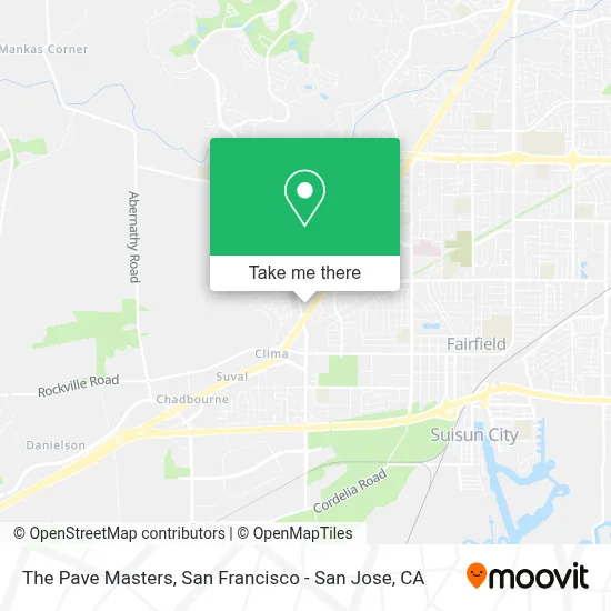 The Pave Masters map