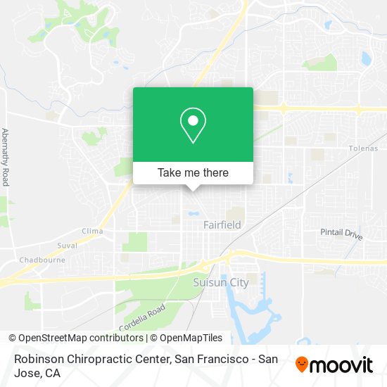 Robinson Chiropractic Center map