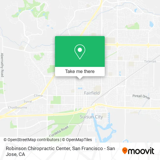 Robinson Chiropractic Center map