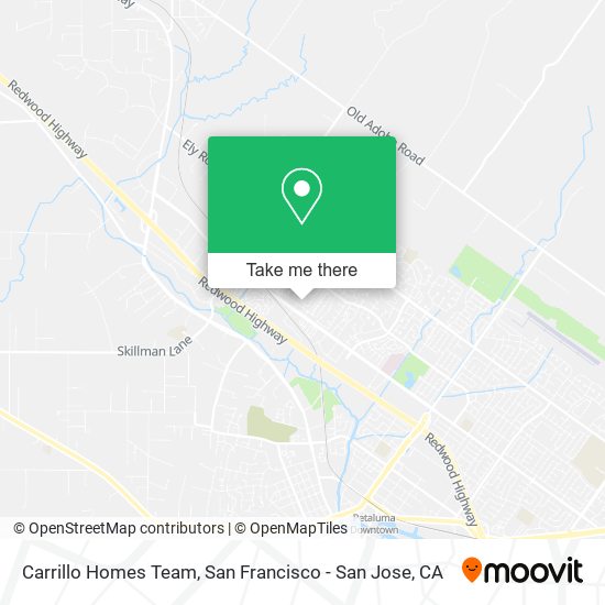 Carrillo Homes Team map