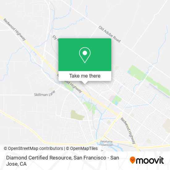 Diamond Certified Resource map