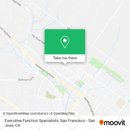 Executive Function Specialists map