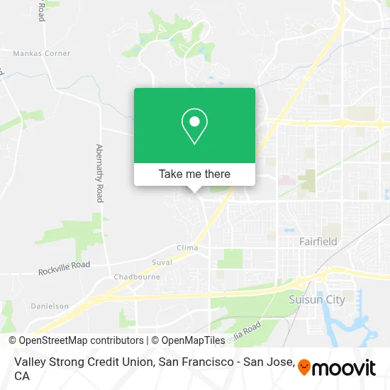 Valley Strong Credit Union map