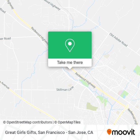 Great Girls Gifts map