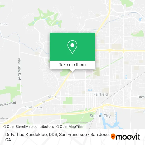 Mapa de Dr Farhad Kandakloo, DDS