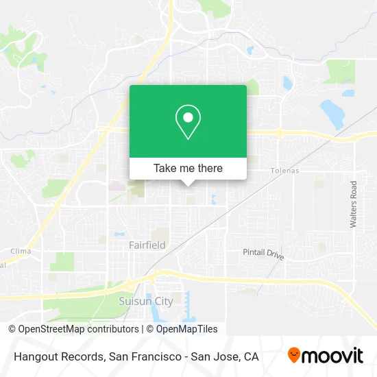 Hangout Records map
