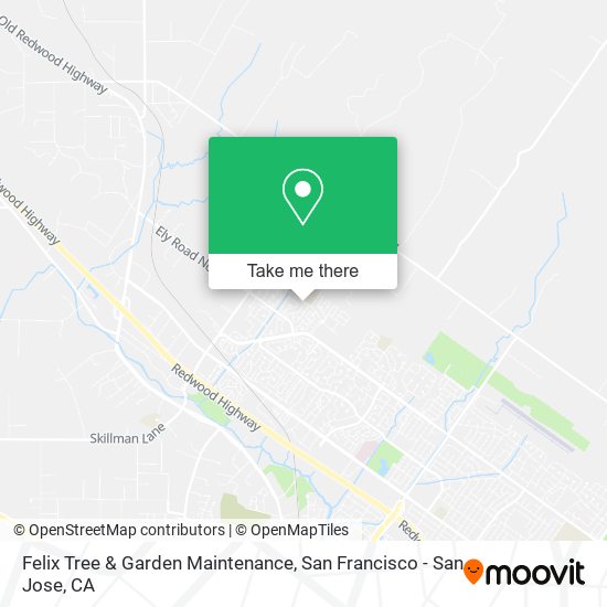 Felix Tree & Garden Maintenance map
