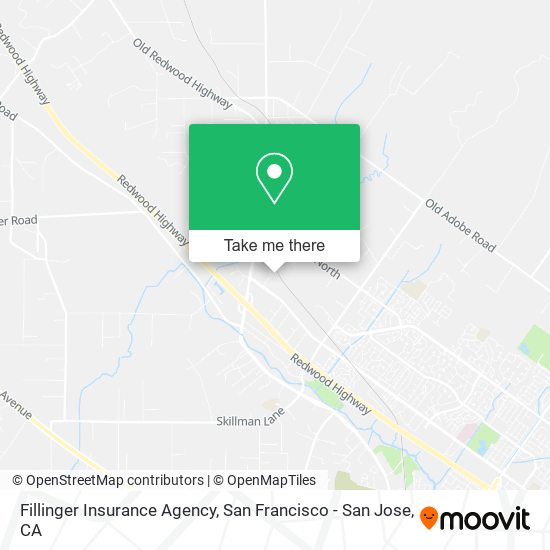 Fillinger Insurance Agency map