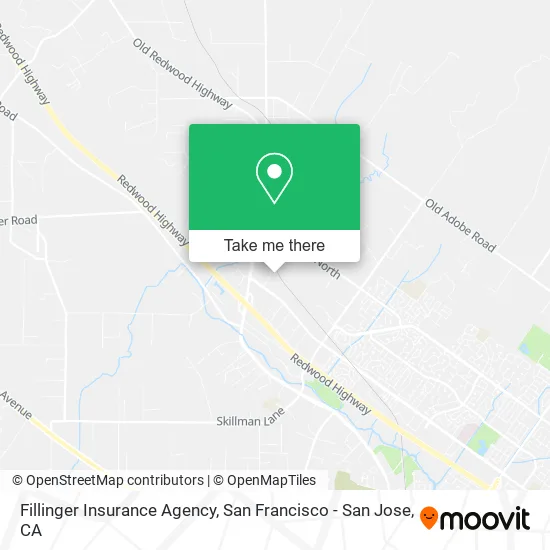 Fillinger Insurance Agency map