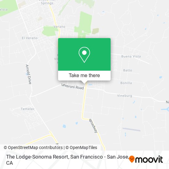 The Lodge-Sonoma Resort map