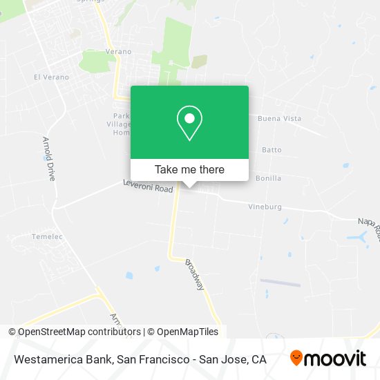 Westamerica Bank map