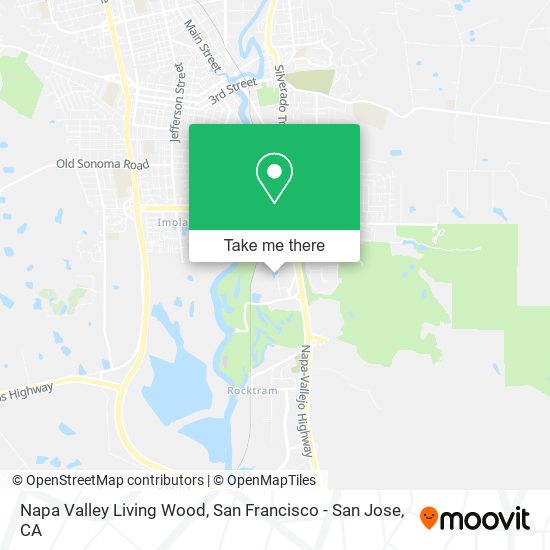 Napa Valley Living Wood map