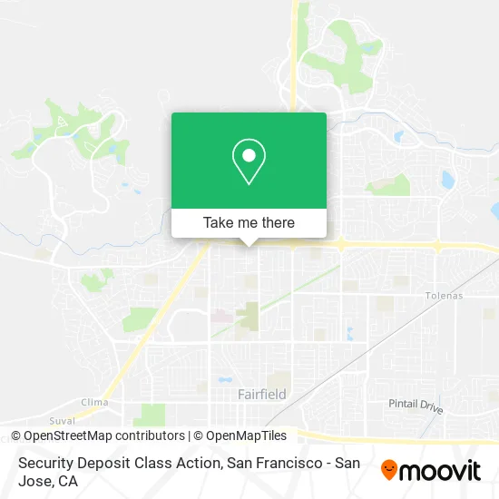 Mapa de Security Deposit Class Action