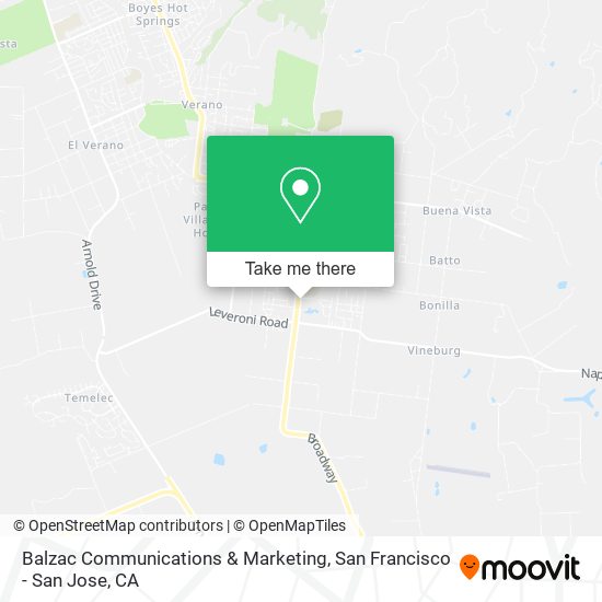 Balzac Communications & Marketing map