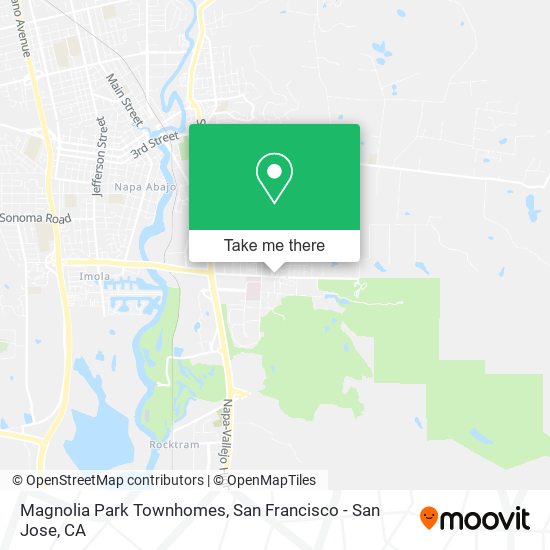 Mapa de Magnolia Park Townhomes