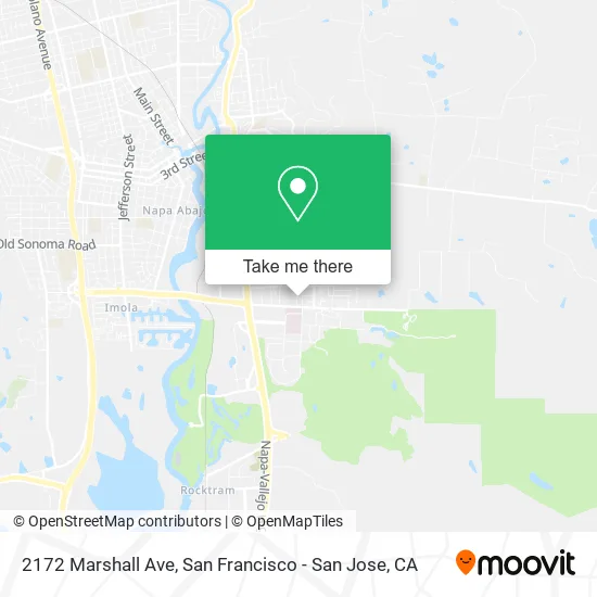 Mapa de 2172 Marshall Ave