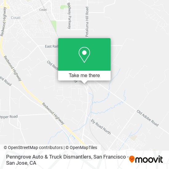 Mapa de Penngrove Auto & Truck Dismantlers
