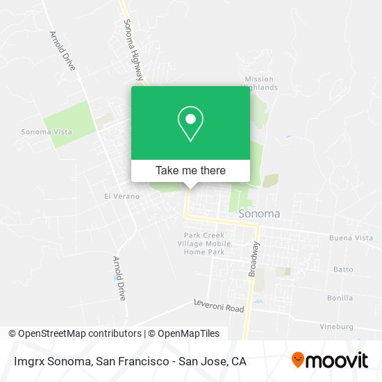 Mapa de Imgrx Sonoma