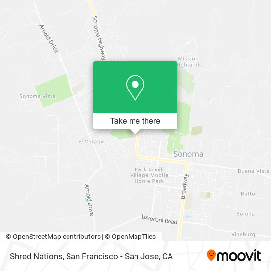 Shred Nations map