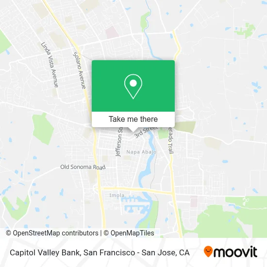 Capitol Valley Bank map