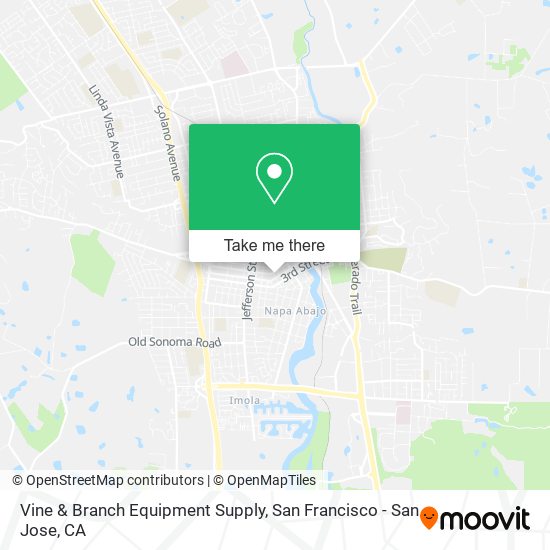 Vine & Branch Equipment Supply map