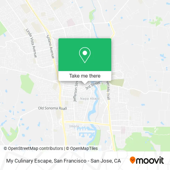 Mapa de My Culinary Escape