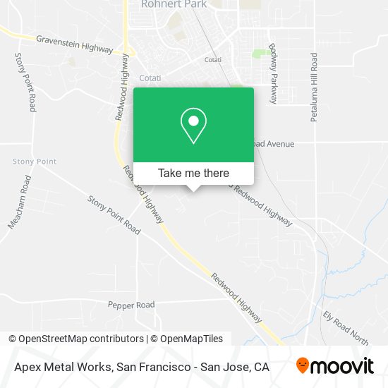 Apex Metal Works map