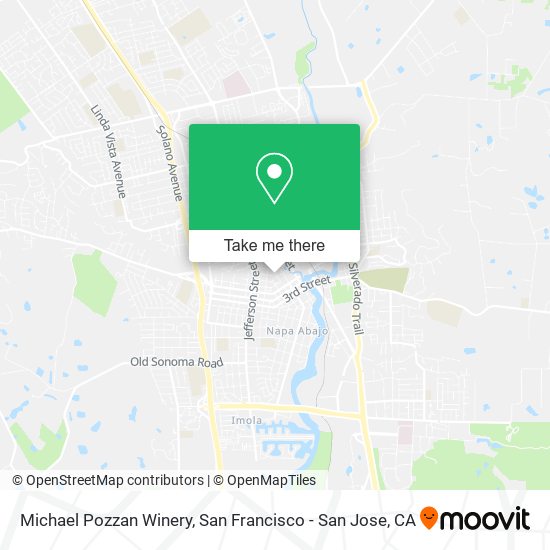 Michael Pozzan Winery map