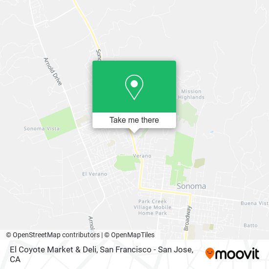 El Coyote Market & Deli map