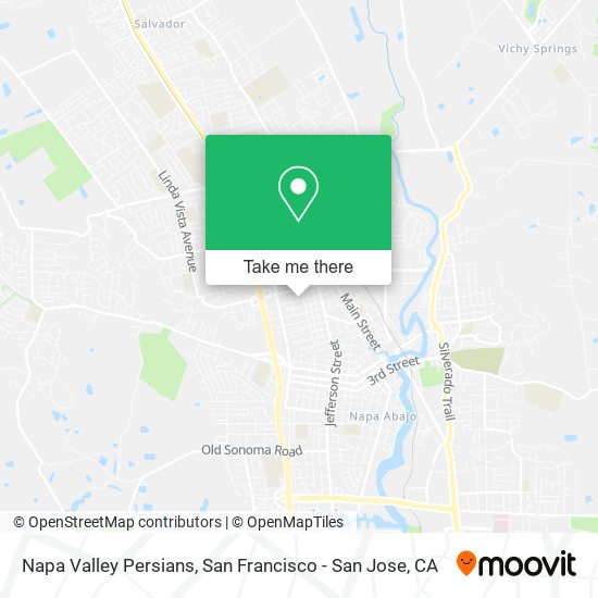 Mapa de Napa Valley Persians