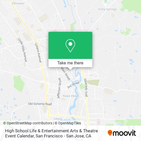 Mapa de High School Life & Entertainment Arts & Theatre Event Calendar