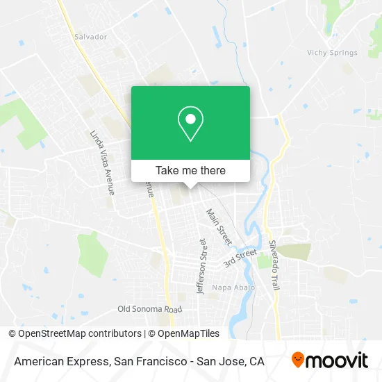 Mapa de American Express