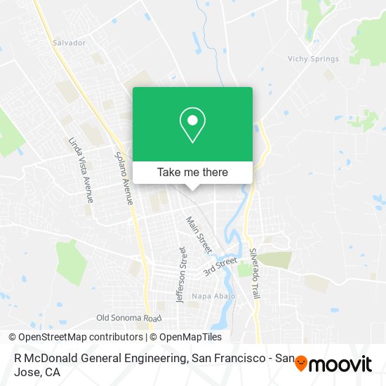 Mapa de R McDonald General Engineering