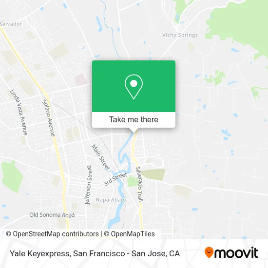 Yale Keyexpress map