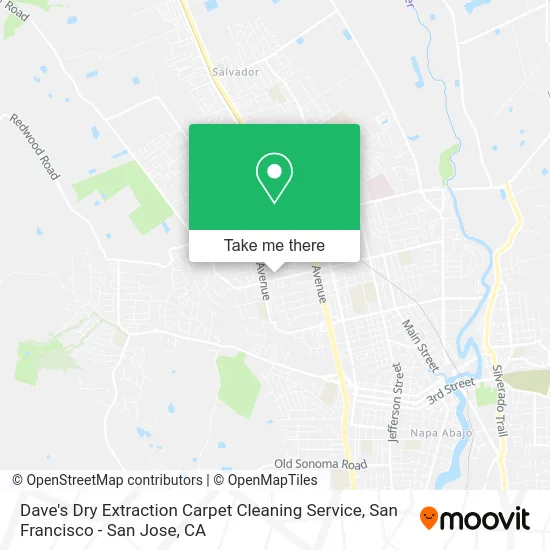 Dave's Dry Extraction Carpet Cleaning Service map