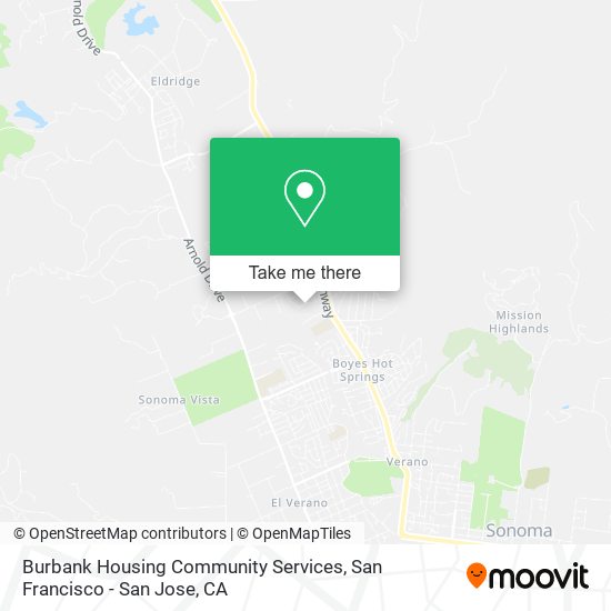 Mapa de Burbank Housing Community Services