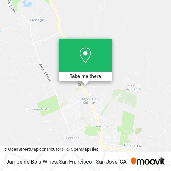 Jambe de Bois Wines map