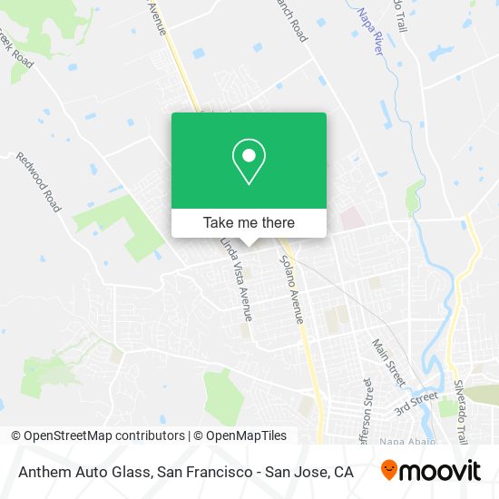 Anthem Auto Glass map