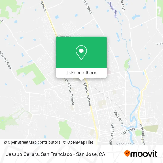 Jessup Cellars map